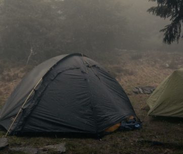 is it safe to sleep in a moldy tent